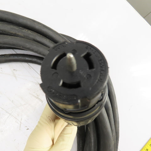 Priority 4/C 8AWG 600V Power Cable 50' W/ Hubbel CS8265C Twist-Lock Connectors