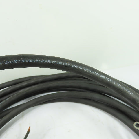 Priority Wire E123366 4/C 14AWG SOOW Portable Power Cable 600V 38'