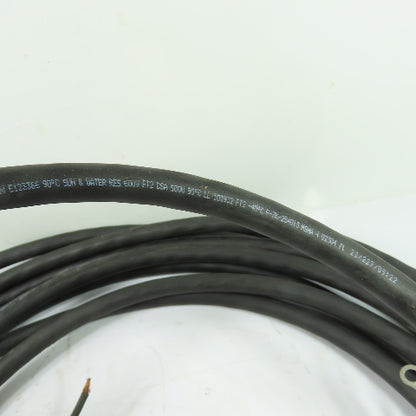 Priority Wire E123366 4/C 14AWG SOOW Portable Power Cable 600V 38'