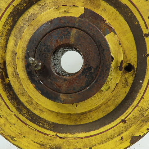 William Kenyon 11" x 1-1/2" Single Groove Wire Rope Pulley Used
