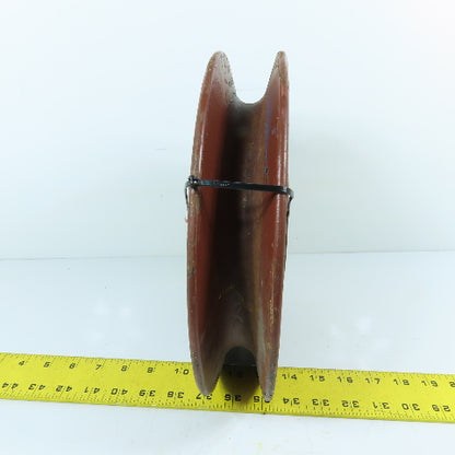 William Kenyon 11" x 1-1/2" Single Groove Wire Rope Pulley