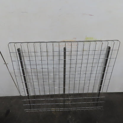 42" x 46" W 3 Channel Double Waterfall Pallet Rack Welded Wire Decking
