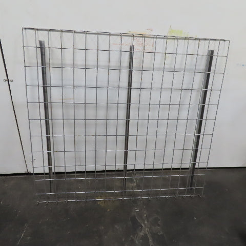 42" x 46" W 3 Channel Double Waterfall Pallet Rack Welded Wire Decking