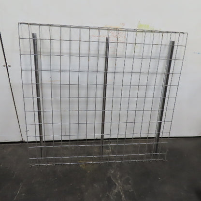 42" x 46" W 3 Channel Double Waterfall Pallet Rack Welded Wire Decking