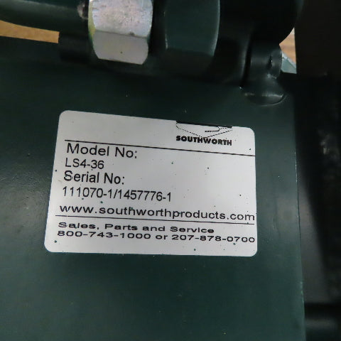 Southworth LS4 2 Ton 48" x 24" Lift Table 45" Rotating Top 9"-45" Lift 115V 1Ph