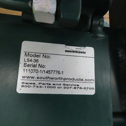 Southworth LS4 2 Ton 48" x 24" Lift Table 45" Rotating Top 9"-45" Lift 115V 1Ph
