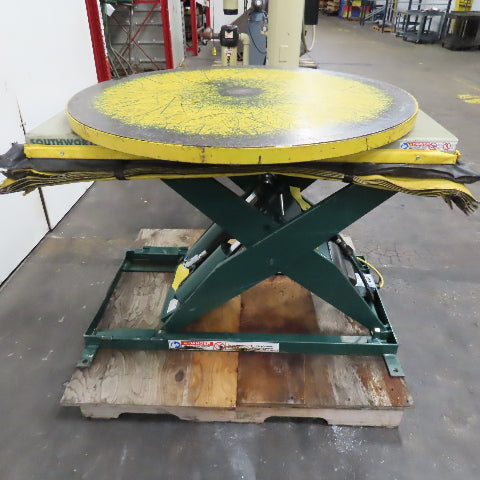 Southworth LS4 2 Ton 48" x 24" Lift Table 45" Rotating Top 9"-45" Lift 115V 1Ph