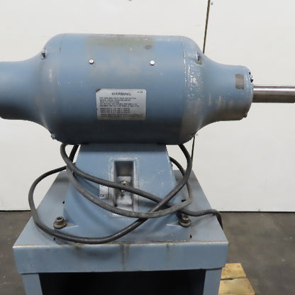 115/230V Double Arbor Bench Sander Buffer Polisher W/ Storage