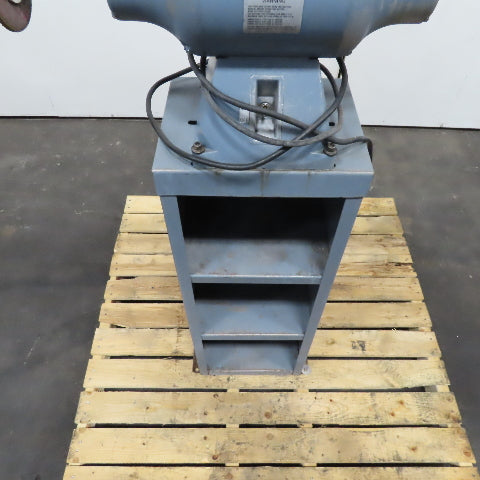 115/230V Double Arbor Bench Sander Buffer Polisher W/ Storage