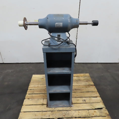 115/230V Double Arbor Bench Sander Buffer Polisher W/ Storage