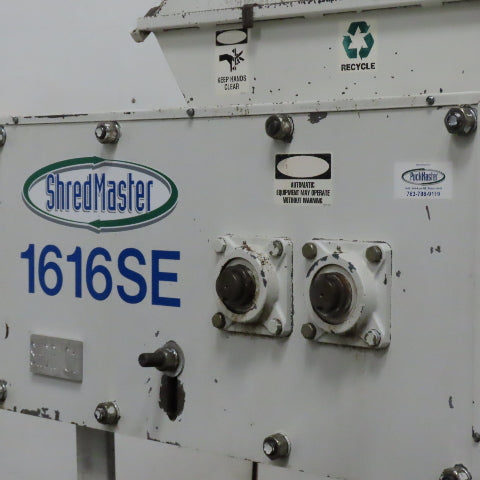 ShredMaster 1616SE PuckMaster Twin Auger Metal Chip Turning Shredder 480V 3Ph