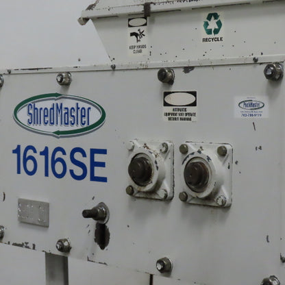 ShredMaster 1616SE PuckMaster Twin Auger Metal Chip Turning Shredder 480V 3Ph