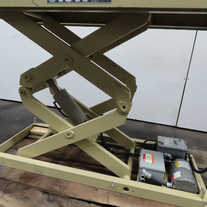 Globe AA32-48/LF 1/2 Ton Lift Table 60" x 32" 480V 3Ph 8"-58" Lift Tested