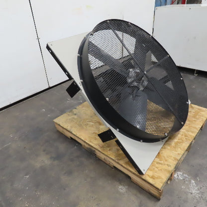 10Hp 208-230/460V 1160RPM Wall Exhaust Fan 44" 4 Blade Poly Adjustable Pitch