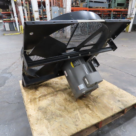 10Hp 208-230/460V 1160RPM Wall Exhaust Fan 44" 4 Blade Poly Adjustable Pitch