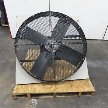 10Hp 208-230/460V 1160RPM Wall Exhaust Fan 44" 4 Blade Poly Adjustable Pitch