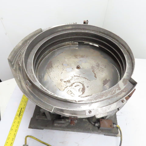 Jerhen Industries Vibratory Parts Feeder 20" ID x 6" Deep Bowl 1Ph 115V