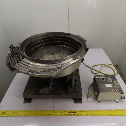 Jerhen Industries Vibratory Parts Feeder 20" ID x 6" Deep Bowl 1Ph 115V