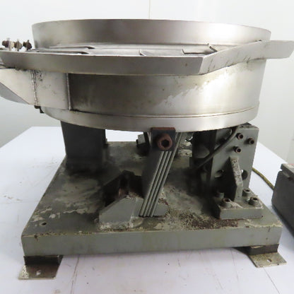Jerhen Industries Vibratory Parts Feeder 20" ID x 6" Deep Bowl 1Ph 115V