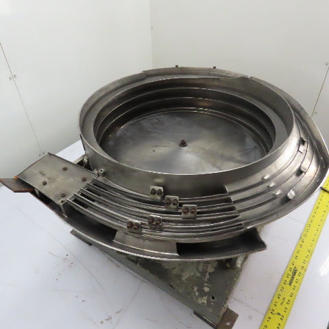 Jerhen Industries Vibratory Parts Feeder 20" ID x 6" Deep Bowl 1Ph 115V