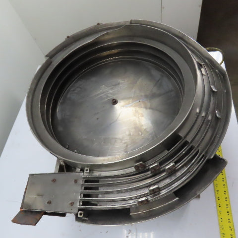 Jerhen Industries Vibratory Parts Feeder 20" ID x 6" Deep Bowl 1Ph 115V