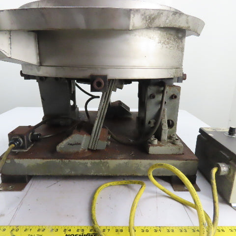 Vibratory Parts Feeder 20" ID x 6" Deep Bowl 1Ph 115V