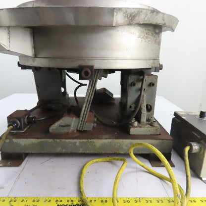 Vibratory Parts Feeder 20" ID x 6" Deep Bowl 1Ph 115V