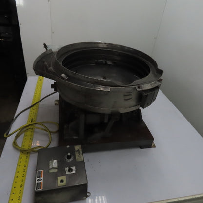 Vibratory Parts Feeder 20" ID x 6" Deep Bowl 1Ph 115V