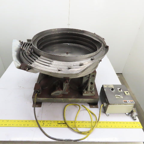 Vibratory Parts Feeder 20" ID x 6" Deep Bowl 1Ph 115V