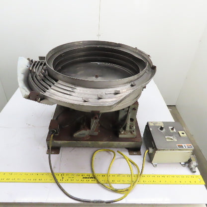 Vibratory Parts Feeder 20" ID x 6" Deep Bowl 1Ph 115V