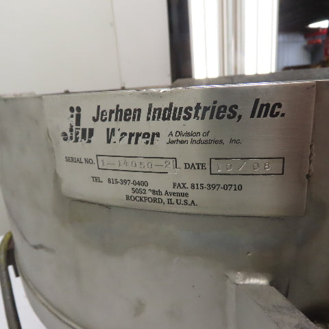 Jerhen Industries Vibratory Parts Feeder 20" ID x 6" Deep Bowl 1Ph 115V