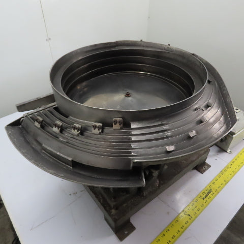 Jerhen Industries Vibratory Parts Feeder 20" ID x 6" Deep Bowl 1Ph 115V