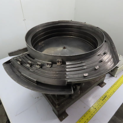 Jerhen Industries Vibratory Parts Feeder 20" ID x 6" Deep Bowl 1Ph 115V