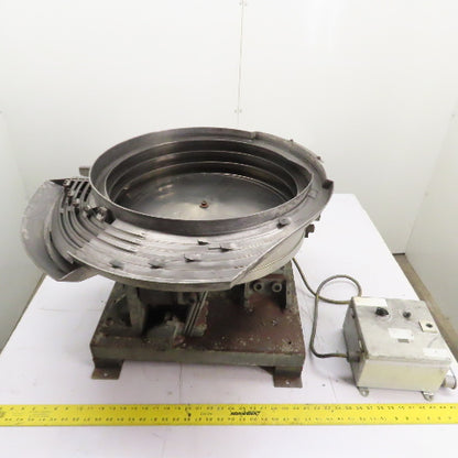 Jerhen Industries Vibratory Parts Feeder 20" ID x 6" Deep Bowl 1Ph 115V
