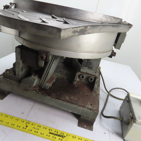 Jerhen Industries Vibratory Parts Feeder 20" ID x 6" Deep Bowl 1Ph 115V