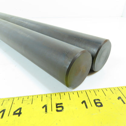 1-1/4" x 12" Long Steel Shaft Turning Bar Stock Lot Of 2