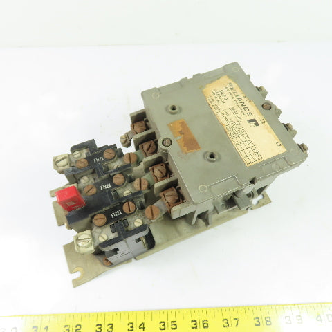 Reliance Electric 105310 R Size 0 3-Pole Magnetic Motor Starter w/Overload 600V