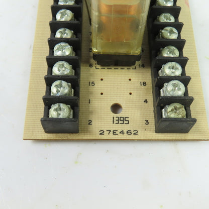 Potter & Brumfield 27E462 R10-E1X6-115V Relay Socket Terminal Board 115VAC