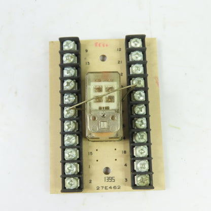 Potter & Brumfield 27E462 R10-E1X6-115V Relay Socket Terminal Board 115VAC