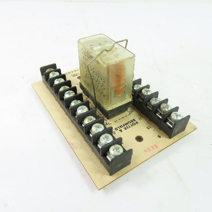 Potter & Brumfield 27E462 R10-E1X6-115V Relay Socket Terminal Board 115VAC