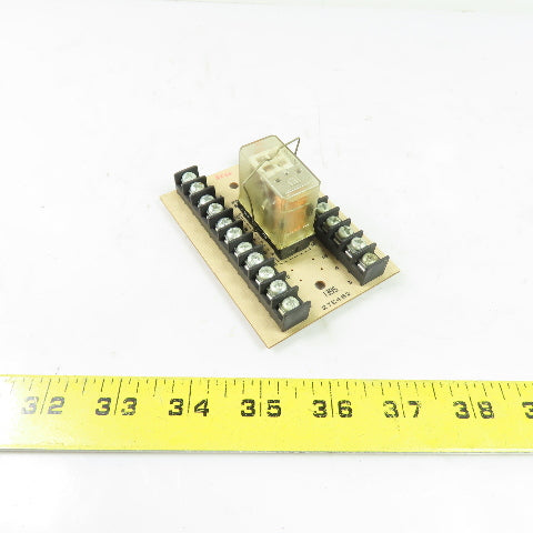 Potter & Brumfield 27E462 R10-E1X6-115V Relay Socket Terminal Board 115VAC