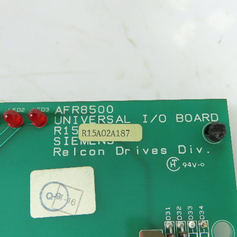 Siemens R70A01-187 R15A02A187 Universal I/O Circuit Board AFR8500