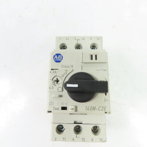 Allen-Bradley 140M-C2E-B63 4-6.3A 3-Pole Motor Protection Circuit Breaker 600V