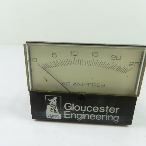 Gloucester 0-25A AC Ammeter Analog Panel Meter