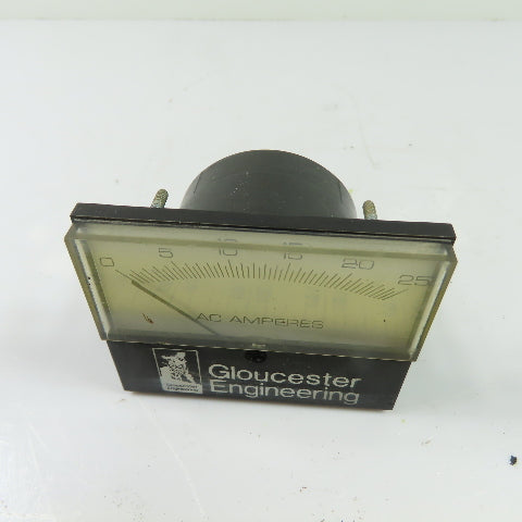 Gloucester 0-25A AC Ammeter Analog Panel Meter