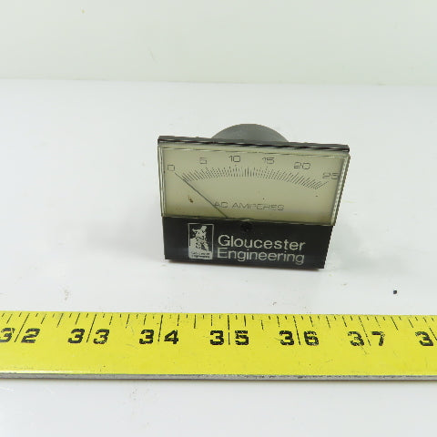 Gloucester 0-25A AC Ammeter Analog Panel Meter