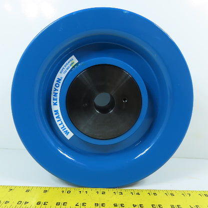 William Kenyon 1" Double Groove Cast Wire Rope Sheave 10-1/2" OD 1-1/4" Bore