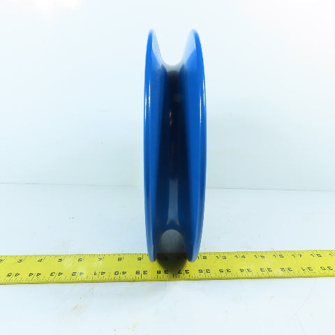 William Kenyon 1-1/2" Single Groove Cast Wire Rope Sheave 11" OD 1-1/4" Bore
