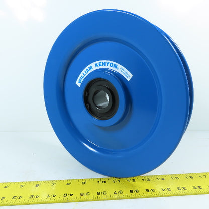 William Kenyon 1-1/2" Single Groove Cast Wire Rope Sheave 11" OD 1-1/4" Bore