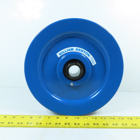 William Kenyon 1-1/2" Single Groove Cast Wire Rope Sheave 11" OD 1-1/4" Bore